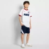 Puma Big Kid Boys Mid Rise Pull-on Short In White