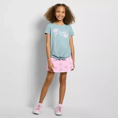 Puma Big Kid Girls 2-pc. Skort Set In Green