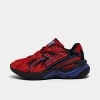 Puma Big Kids' Inverse Rev Running Sneakers From Finish Line In  Red/dark Amethyst/ Black