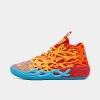 Puma X Lamelo Ball Mb.04 Phoenix Big Kids' Basketball Shoes In Orange/red/blue