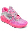 Puma Big Kids Lamelo Ball Mb.05 Basketball Sneakers From Finish Line In Pink