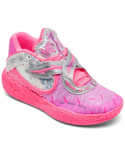 Puma Big Kids Lamelo Ball Mb.05 Basketball Sneakers From Finish Line In Pink