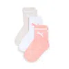 Puma Big Kids' Low Crew Socks [3 Pairs] In Assorted Colours
