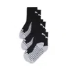 Puma Big Kids' Low Crew Socks [3 Pairs] In Black