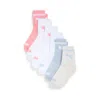 Puma 6 Pack Girls 1/2 Terry Low Crew In Assorted Colours