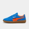 Puma Palermo Sneakers In Hyperlink Blue/flame Flicker/gum