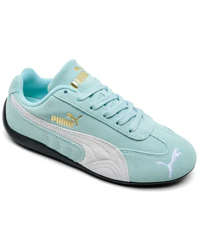 Puma Big Kids' Speed Cat Og Casual Sneakers From Finish Line In Black