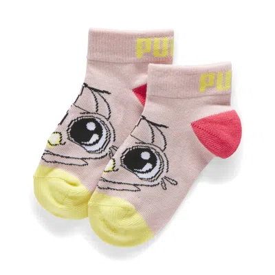 Puma Big Kids' Unisex Socks (1 Pair), Size 13-2.5 In Pink
