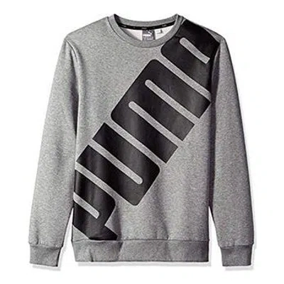Puma Big Logo Round Neck Gray