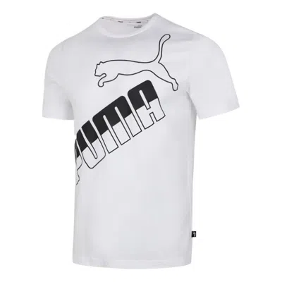 Puma Big Logo T-shirt 'white'