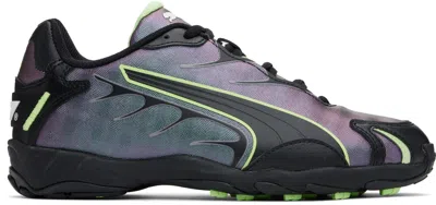 PUMA BLACK & PURPLE A$AP ROCKY EDITION F1® INHALE 75 YEARS HERO SNEAKERS