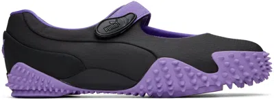 Puma Black & Purple Mostro Fey Launch Sneakers In Dark Amethyst- B