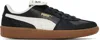 Puma Palermo Premium Sneakers In  Black- Whit