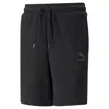 Puma Black Bermuda With Logo In Nero