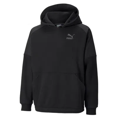 Puma Kids' Black Hooded Sweatshirt In Nero