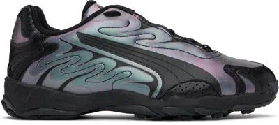 PUMA BLACK INHALE COLOR SHIFTING SNEAKERS