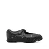 Puma Mostro Fey Ballet Flats With Silver Detail In Black