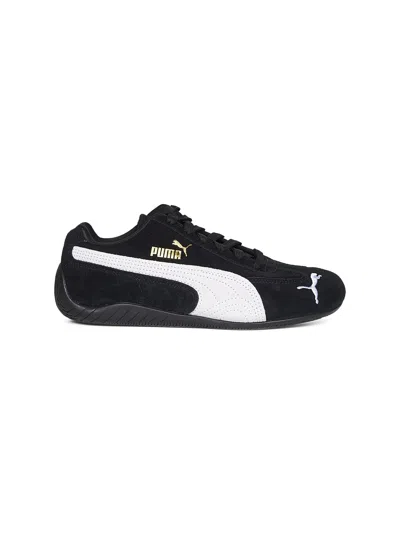PUMA BLACK SUEDE SPEEDCAT OG SNEAKERS