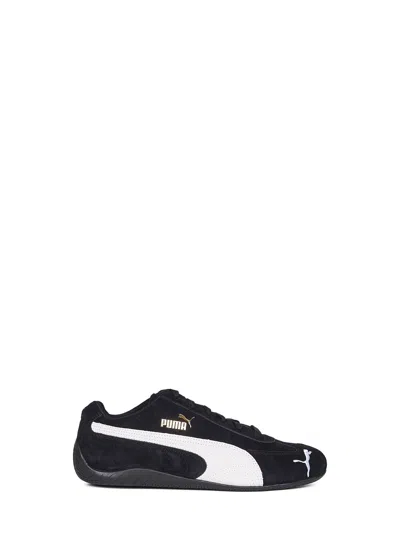 Puma Mini Speedcat Og Low-profile Sneakers For Big Kids In Black