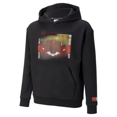Puma Kids' Black Sweatshirt  X The Batman In Nero