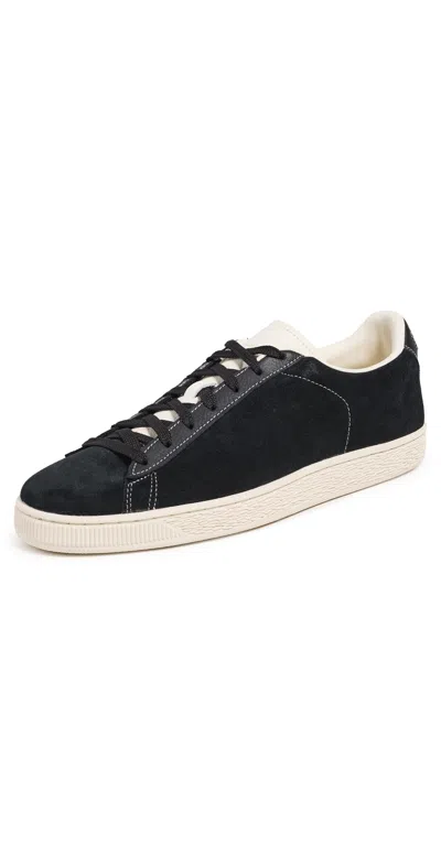 Puma Suede Icons Logo-detail Sneakers In Black