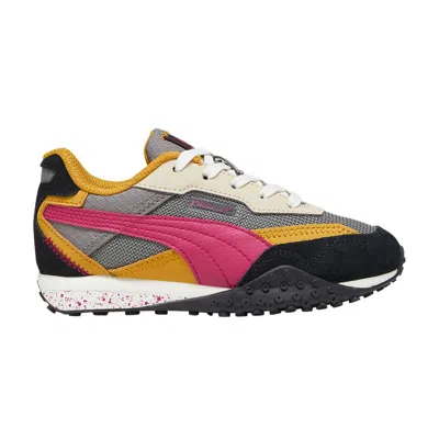 Pre-owned Puma Blacktop Rider Lithium Little Kid 'cast Iron Multi-color' | Grey | Kid's Size 3 In Gray