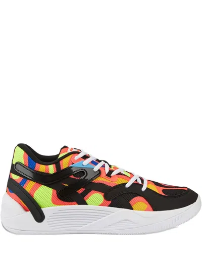 Puma Blaze Court Lava "red" Sneakers In Multi