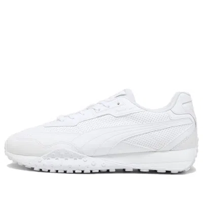 Puma Blktop Rider Leather 'white Glacial Gray'
