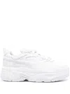 Puma Blstr Dresscode Leather Sneakers In White