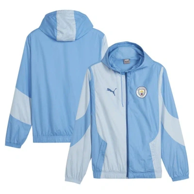 Puma Blue Manchester City 2023/24 Pre-match Full-zip Hoodie Jacket