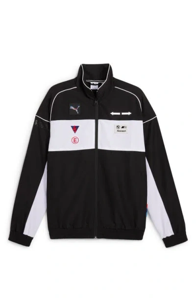 Puma Bmw M Motorpsort Speed Driver Series 2.0 Badge Track Jacket In  Black
