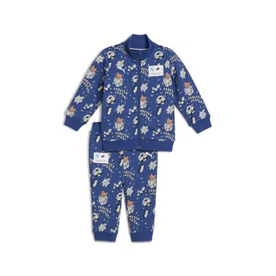 Puma Babies' Bmw M Motorsport All-over Print Jogger Toddlers In Blue