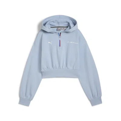 Puma Bmw Mms Wmn Ess+ Hz Hoodie In Blue