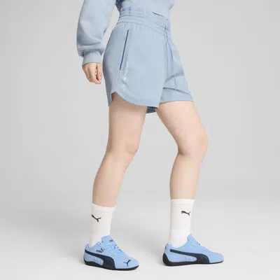 Puma Bmw Mms Wmn Ess+ Shorts In Blue