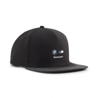 Puma Bmw M Motorsport Flatbrim Cap In Black