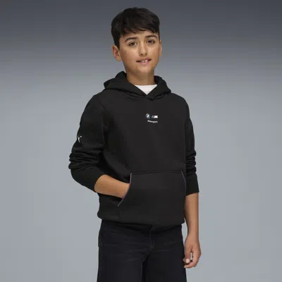 Puma Bmw M Motorsport Kids Essentials Hoodie Youth In Black
