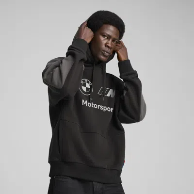 Puma Bmw M Motorsport Lifestyle Men's Hoodie In Black