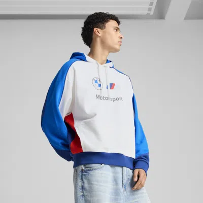 Puma Bmw M Motorsport Lifestyle Men's Hoodie In Blue