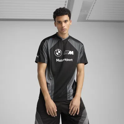Puma Bmw M Motorsport Lifestyle Men's Jersey In Black