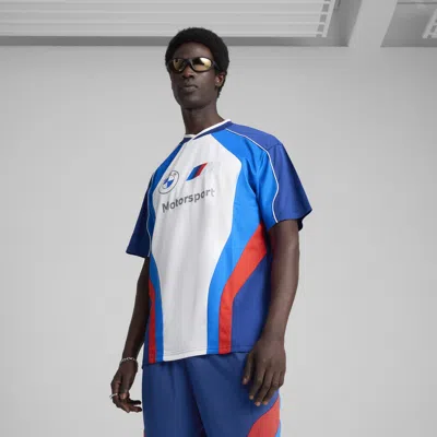 Puma Bmw M Motorsport Lifestyle Men's Jersey In Blue
