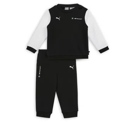 Puma Babies' Bmw M Motorsport Matching Sets Toddlers' 2-piece Jacket & Pants Set In Black