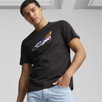 Puma Bmw M Motorsport Men's Car Graphic T-shirt In Black