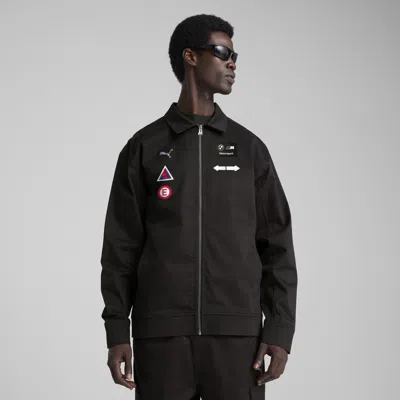 Puma Bmw M Motorsport Men's Coach Jacket In Black