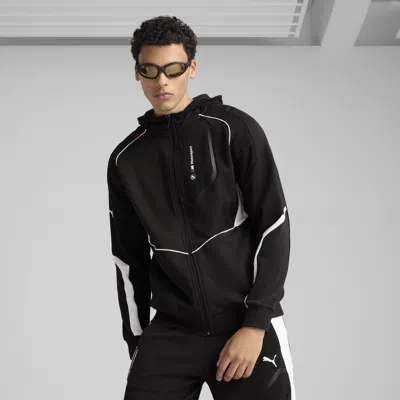 Puma Bmw M Motorsport Men's Hooded Jacket In Black