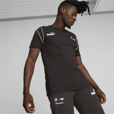 Puma Bmw M Motorsport Men's Mt7 T-shirt In Black