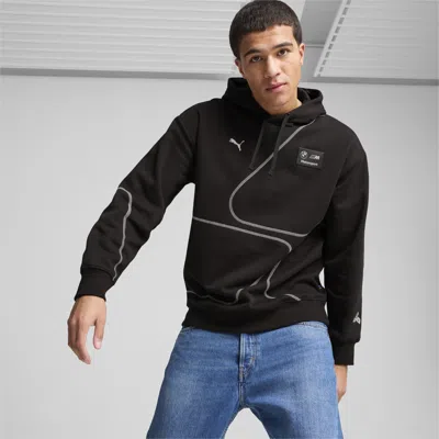 Puma Bmw M Motorsport Men's Statement Hoodie In Black