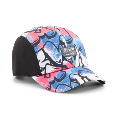 Puma Bmw M Motorsport Neon Energy Baseball Hat In Black-aop