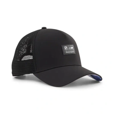 Puma Bmw M Motorsport Neon Energy Trucker Hat In Black-aop