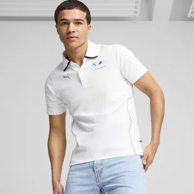 Puma Bmw M Motorsport Polo Shirt Men In White