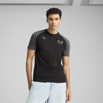 Puma Bmw M Motorsport Tech Men's T-shirt In Black